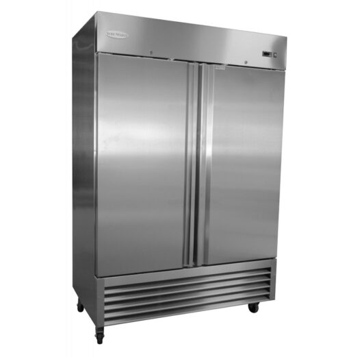 Serv-ware 2 door stainless steel