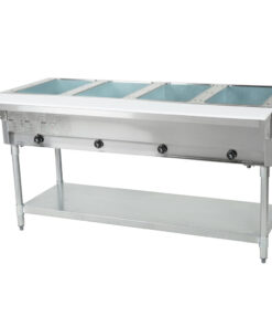 Eagle Open Well Four Pan Electric steam Table