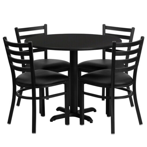 round table 4 chairs