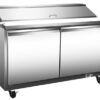 Serv-ware two door Mega top Sandwich prep table