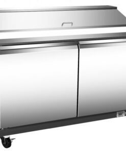 Serv-ware two door Mega top Sandwich prep table