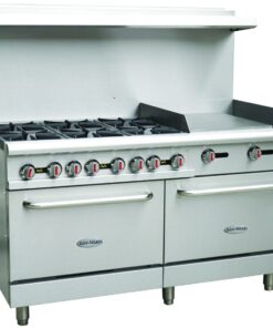 Serv-Ware 6 Burner Range With 24"Griddle Gas standard oven