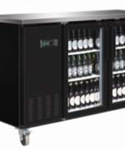 Serv-ware back bar bottle cooler glass door