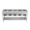 Hot food steam table