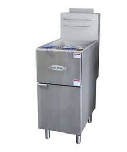 Serv-ware floor model fryer gas