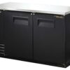 True backbar bottle cooler solid door