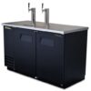 True direct beer dispenser 2 keg cooler