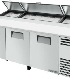 True three door Pizza Prep Table W/ refrigerated base