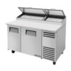 True two door Pizza Prep Table W/ refrigerated base