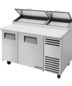 True two door Pizza Prep Table W/ refrigerated base