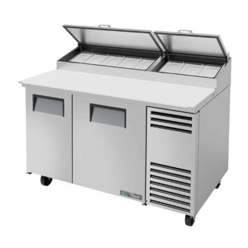 True two door Pizza Prep Table W/ refrigerated base