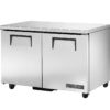 True two door undercounter refrigerator